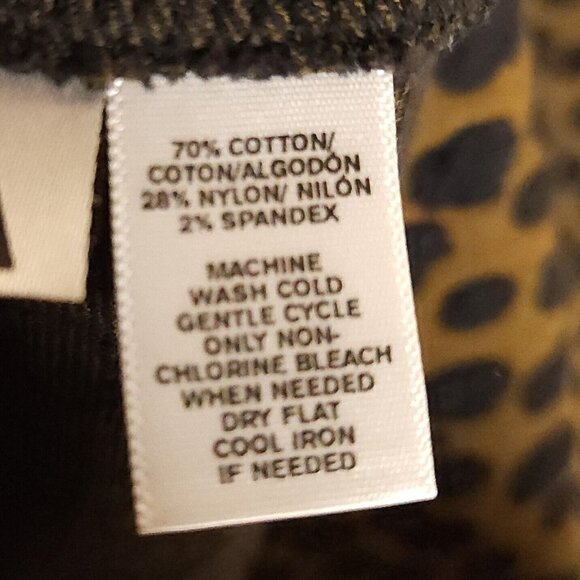 Loft Brown Black Spotted Long Sleeve Heavy Knit Top XS - Picture 5 of 5